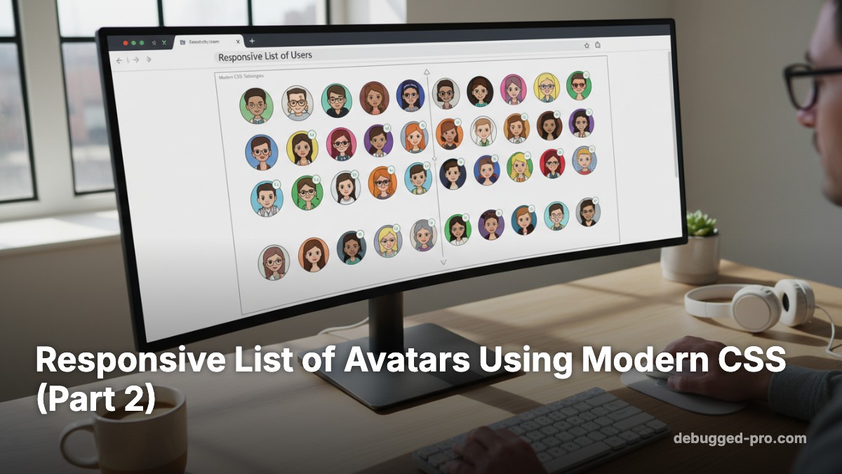 Responsive List of Avatars: Building Circular Layouts with CSS