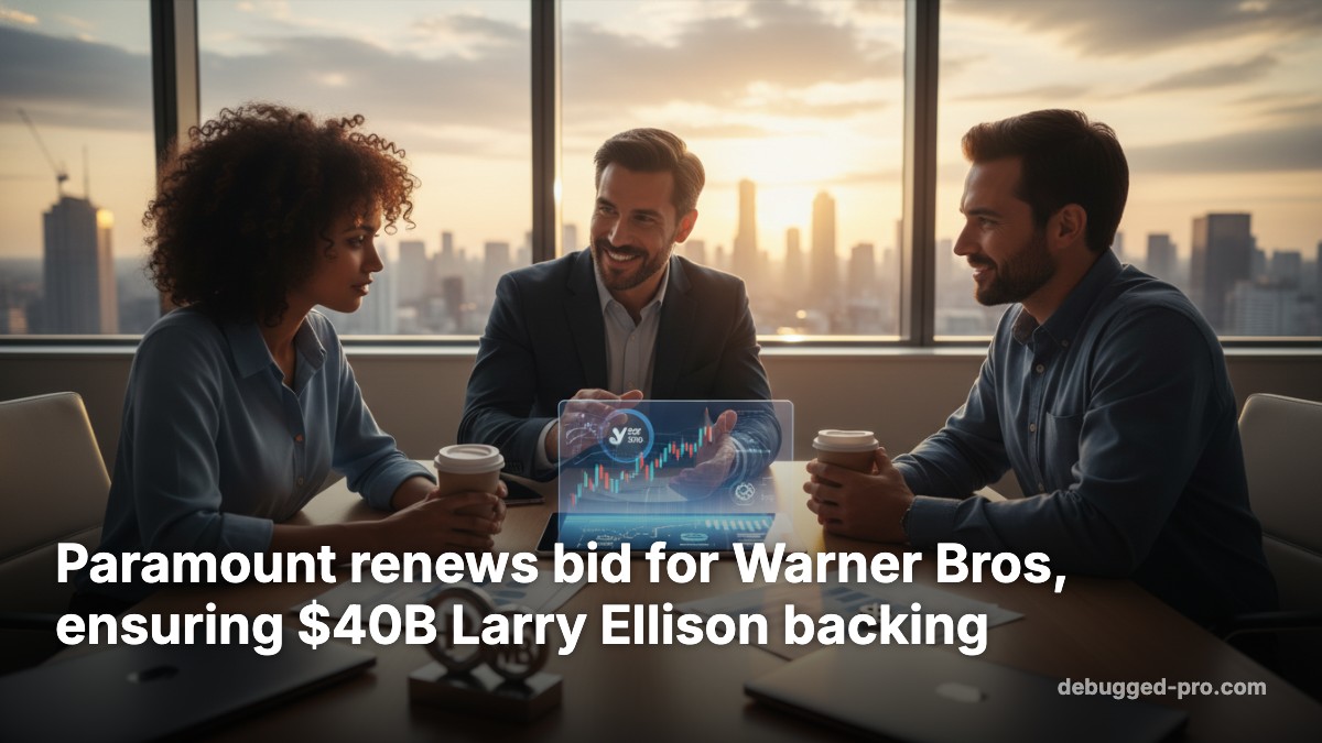 Paramount Renews $40B Bid for Warner Bros with Larry Ellison