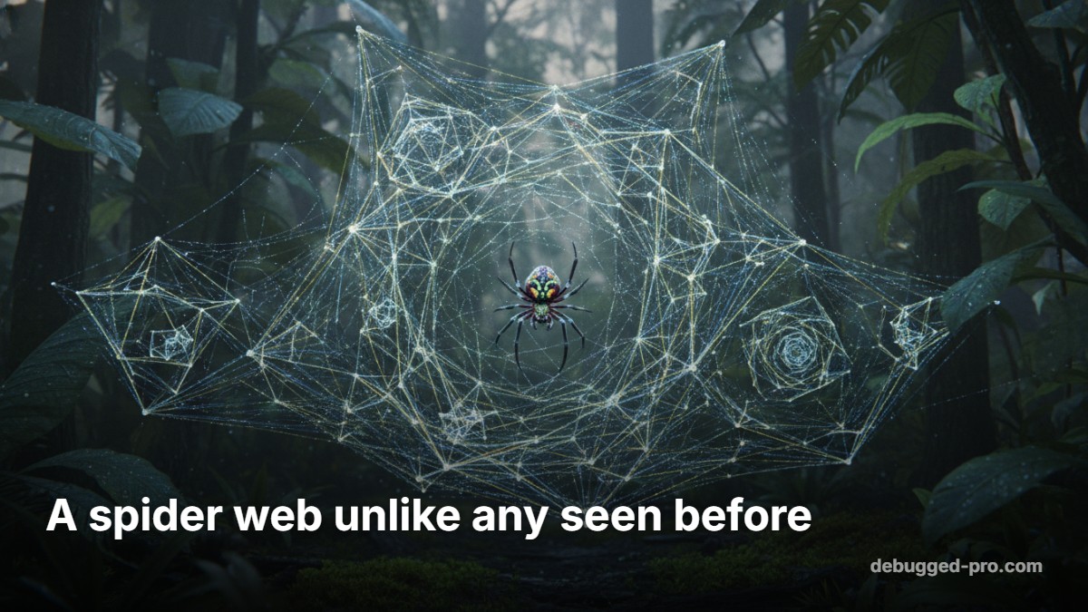 Engineering The Impossible: A Spider Web Unlike Any Before | Debugged Pro