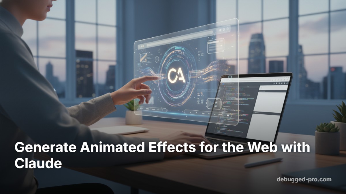 Master Web Animations with Claude AI: A Guide by Debugged Pro