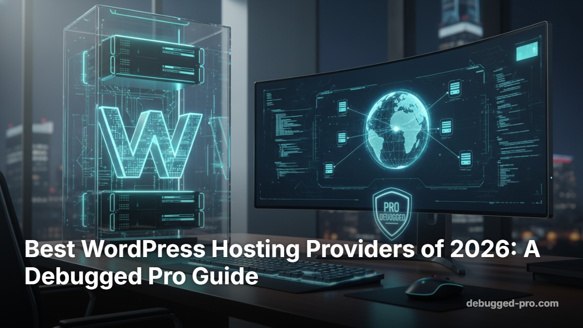 Best WordPress Hosting Providers of 2026: A Debugged Pro Guide
