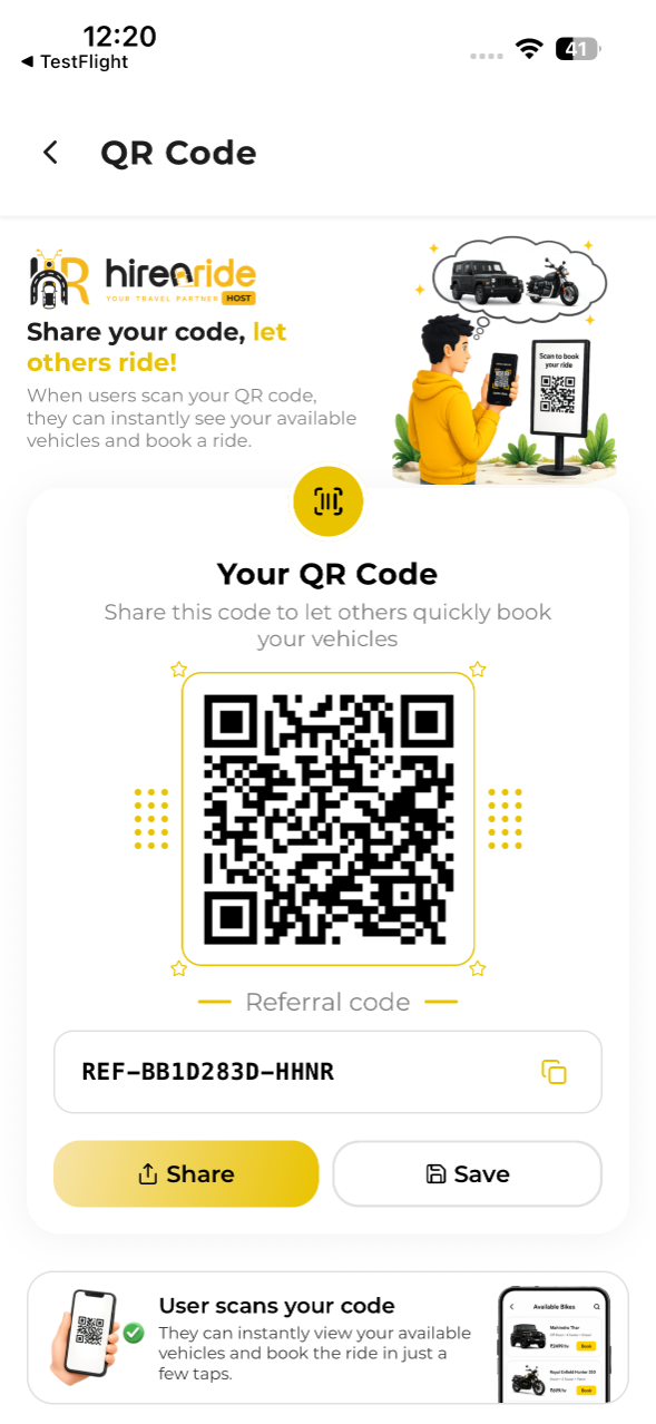 Referral QR