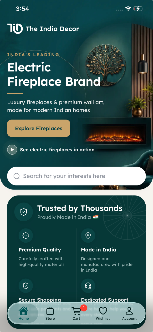 Home & Product Discovery