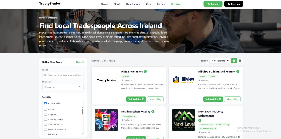 Tradesperson Directory