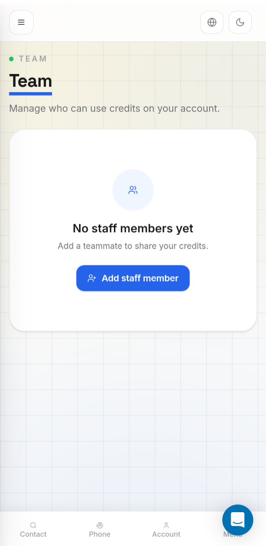 Staff Management