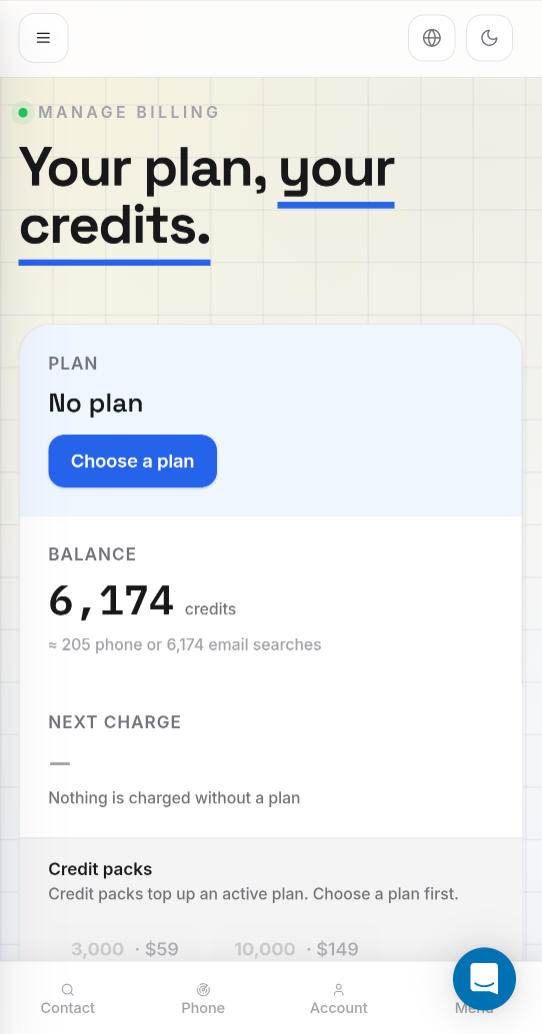Manage Bills