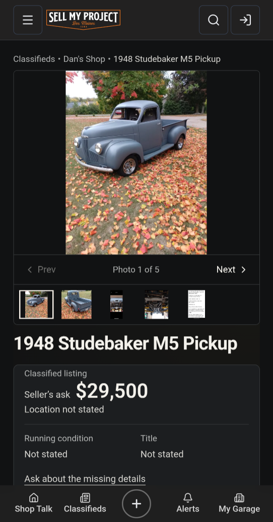Project Listing