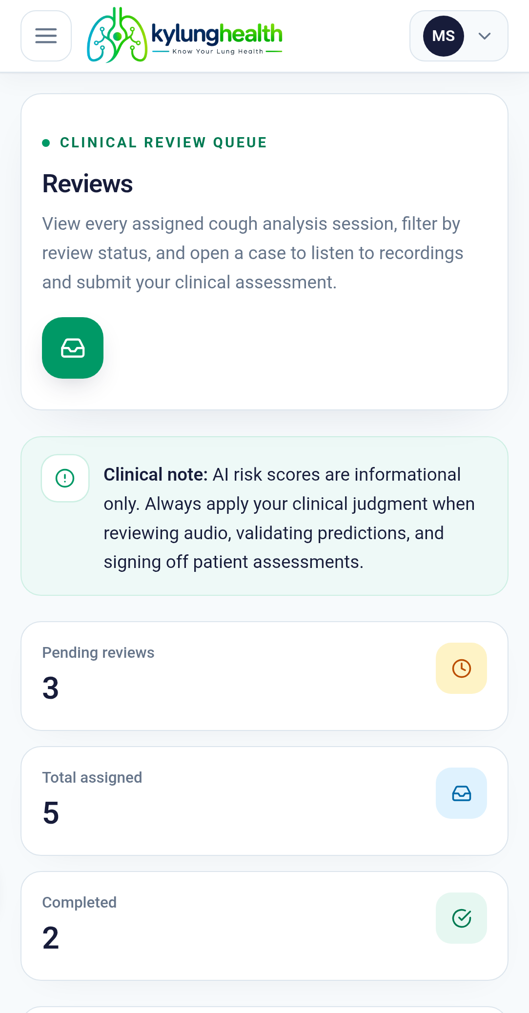 Clinical Review Management