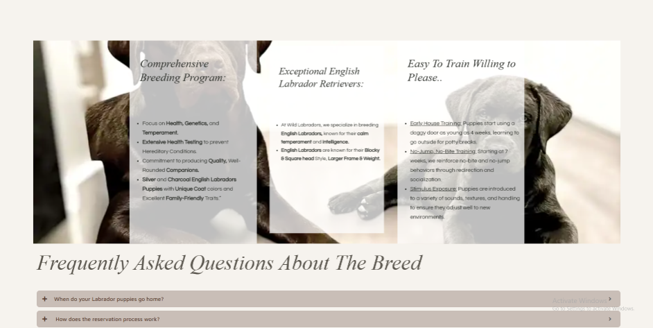 Labrador Characteristics