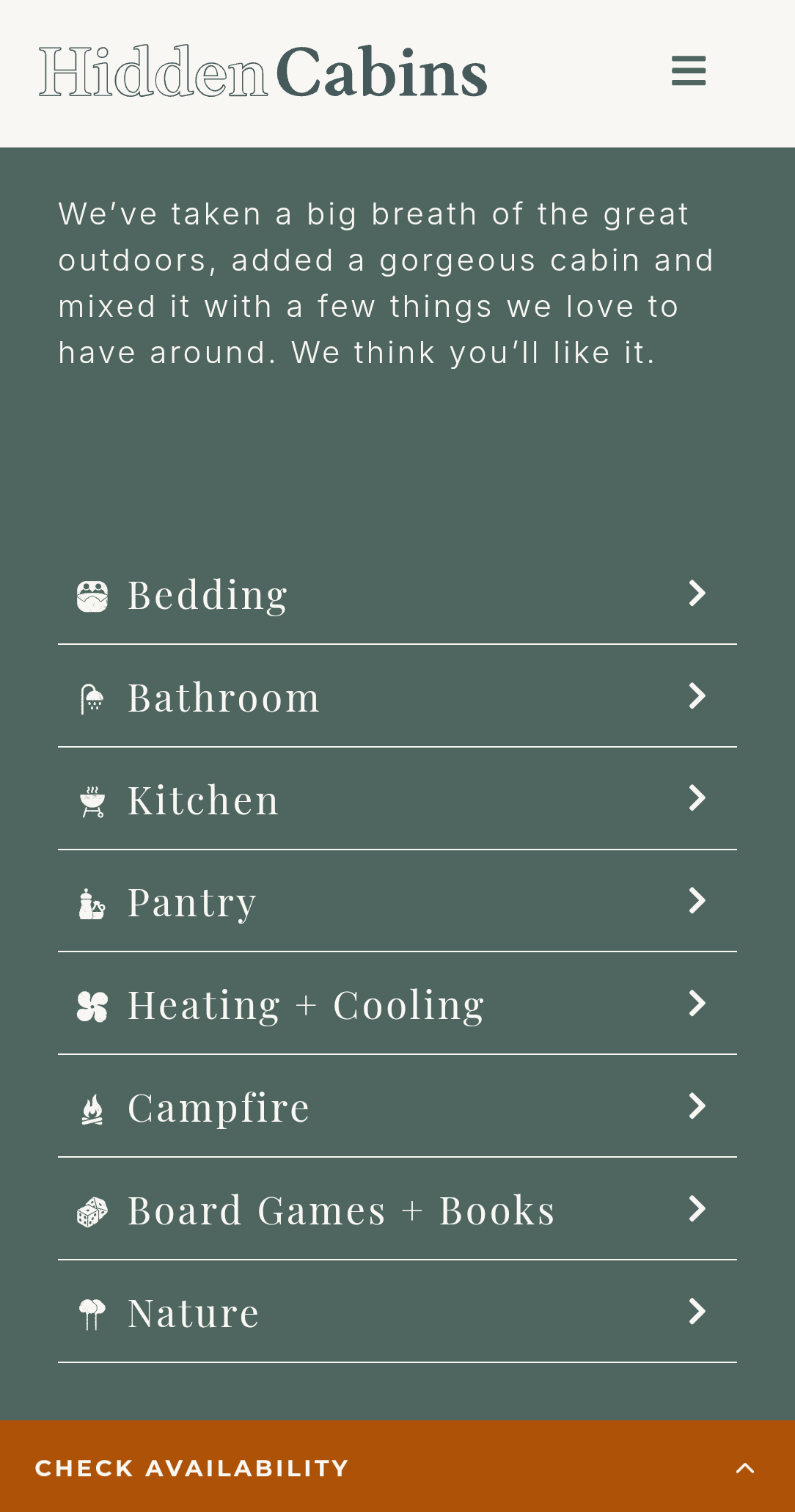 Amenities & Experience