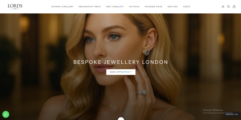 Bespoke Jewellery Homepage